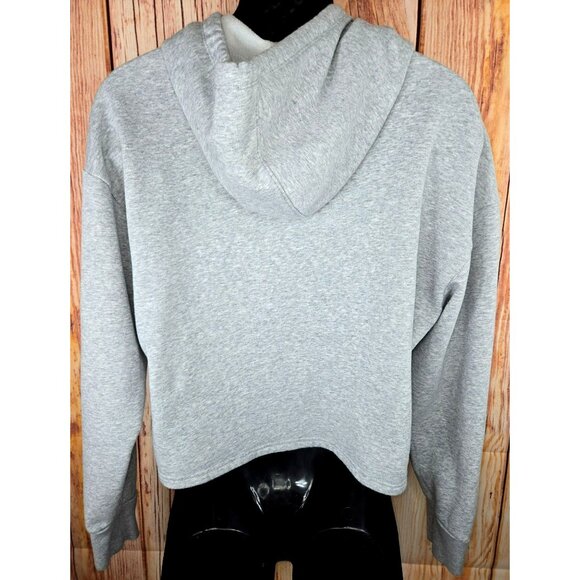 Under Armour Womens XL Gray Loose Fit Hoodie Sweatshirt With Logo Arm Detail - Picture 2 of 7